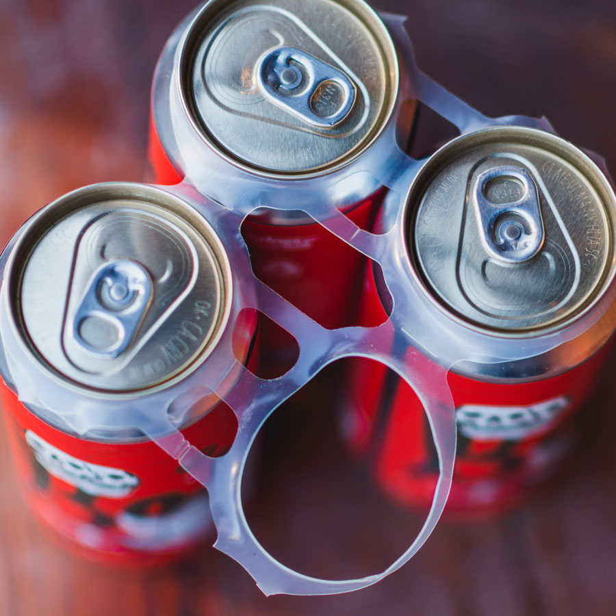 Photodegradable Beer Can Carrier Rings Helio Pack